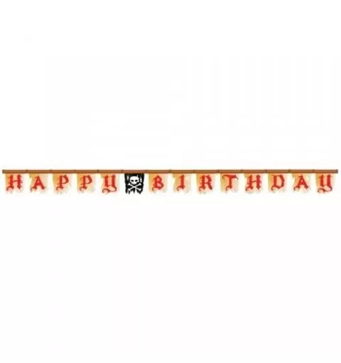 GHIRLANDA FESTONE HAPPY BIRTHDAY PIRATI 
