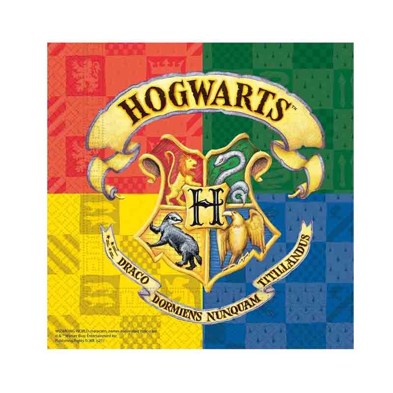 TOVAGLIOLI con design ANIMATA Harry Potter 16 PZ 33×33 cm 