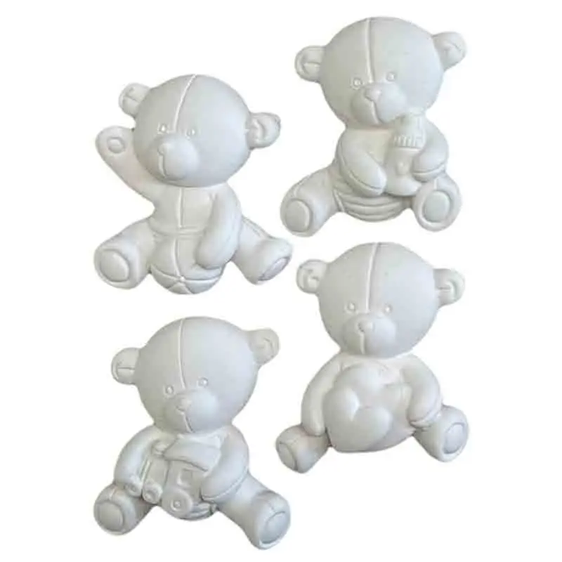 1 gessetto orsetto mod. assortiti e casuali 4 cm BI-MAB07