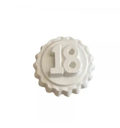Gessetto 18 su tappo bianco BI-MAN09/