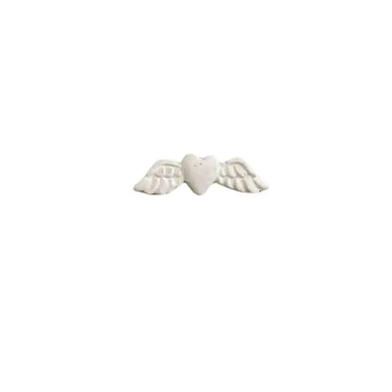 Gessetto cuore alato 2,5 cm  BI-MAC01