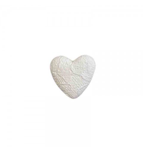 gessetto cuore merletto BI-MAC08 2,5 x 2 cm