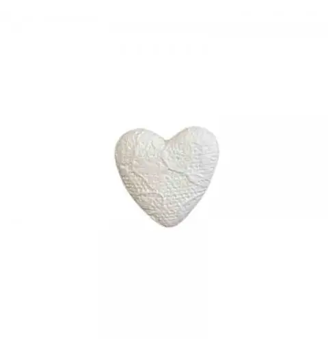 gessetto cuore merletto BI-MAC08 2,5 x 2 cm