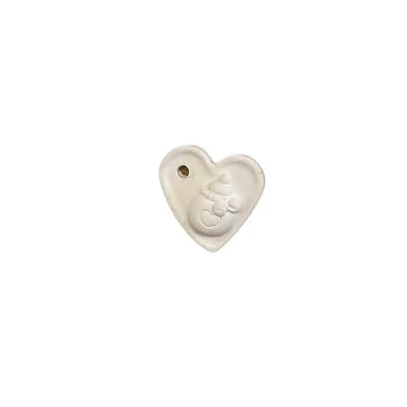 gessetto cuore con biberon forato 3 cm BI-B09