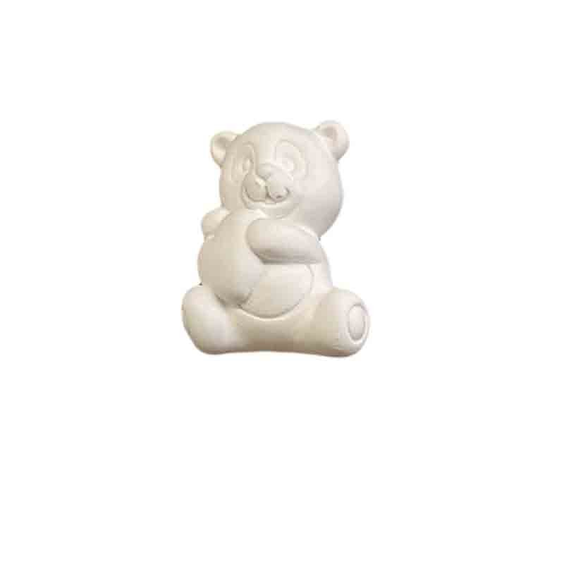gessetto panda con cuore 3,5 cm BI-B021