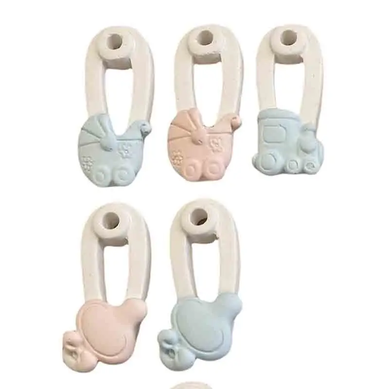gessetto spilla da balia  5,5 cm colori e mod. assortiti BI-MAB27/COL