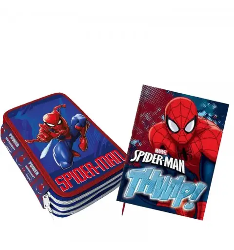 SET SCUOLA SPIDERMAN ASTUCCIO (SP0720) + DIARIO (AST2190)