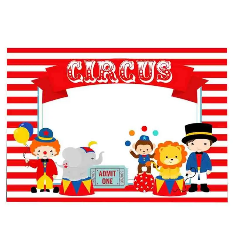 Tovagliette americane per compleanno Circo - 20 pz