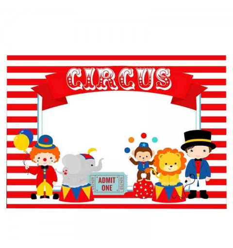 Tovagliette americane per compleanno Circo - 20 pz