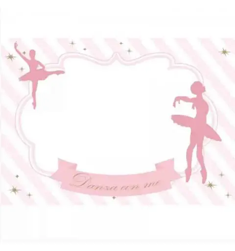 Tovagliette americane per compleanno ballerina - 20 pz