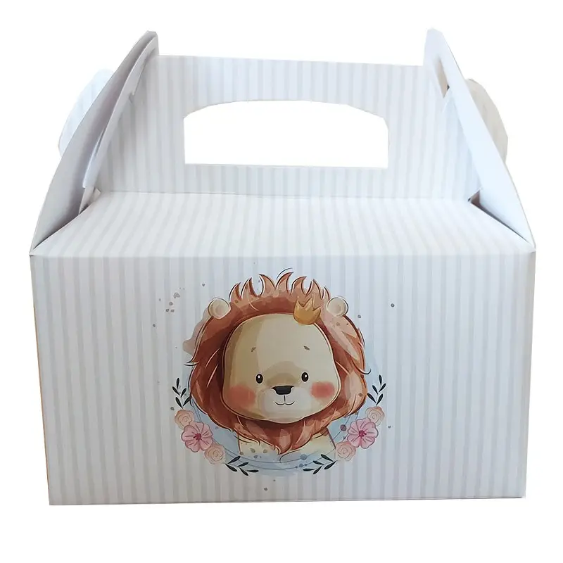 Box Contenitore Caramelle e Pop Corn tema leoncino