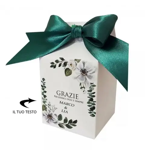 Scatoline Milk Promessa Grazie Personalizzate - 50 pz