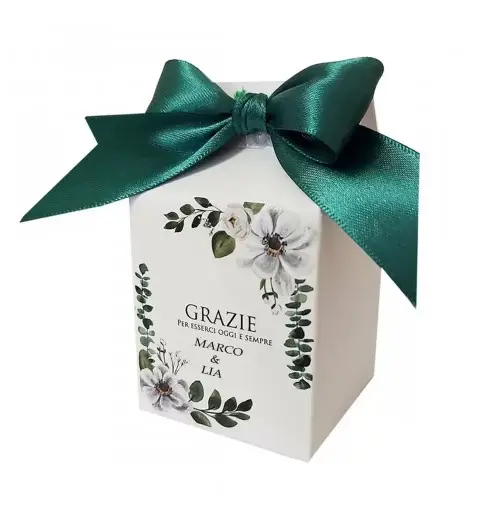 Scatoline Milk Promessa Grazie Personalizzate - 50 pz