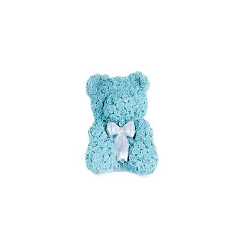 12 magneti orsetto rose celeste 6,5 cm RB859/B