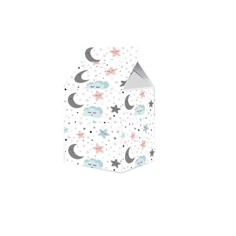 Scatolina in cartoncino milk baby stars 5,5 cm  x 6 m
