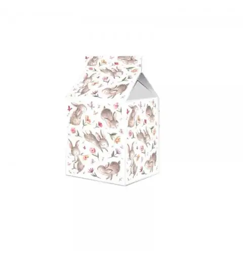 Scatolina in cartoncino milk little bunny 5,5 cm  x 6 m