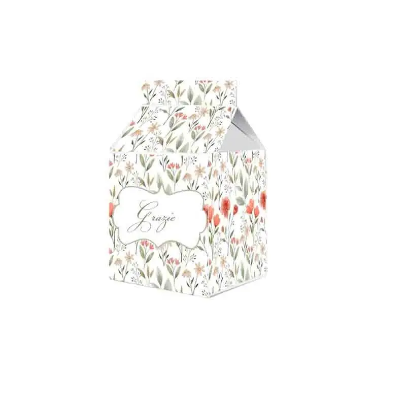 Scatolina in cartoncino milk papapevi grazie 5,5 cm  x 6 m