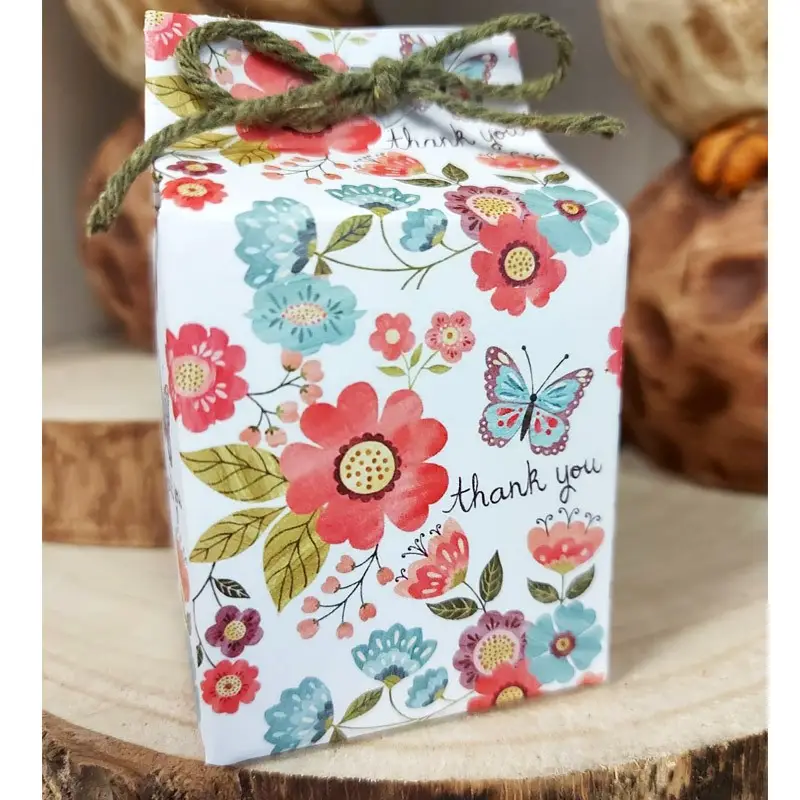 Scatolina in cartoncino milk butterfly garden 5,5 cm  x 6 m