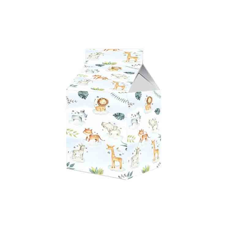 Scatolina in cartoncino milk boho jungle 5,5 cm  x 6 m
