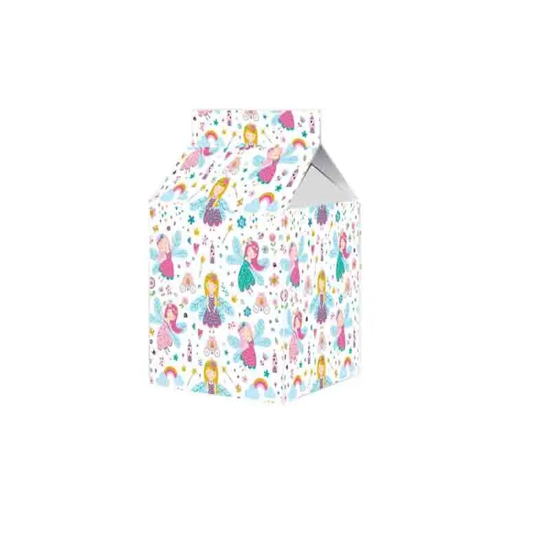 Scatolina in cartoncino milk fatine 5,5 cm  x 6 m