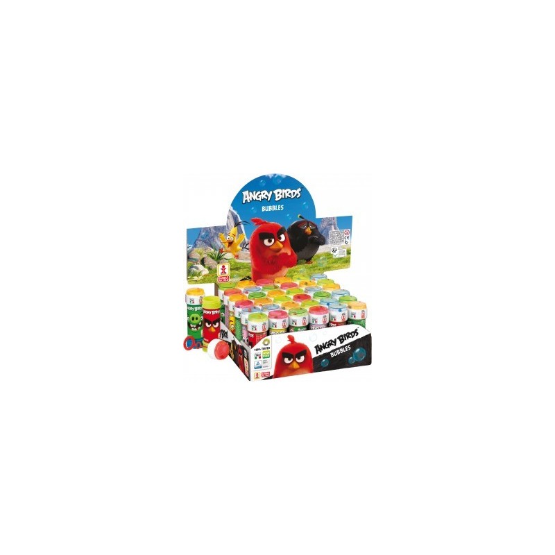 BOLLE DI SAPONE ANGRY BIRDS 18 PZ