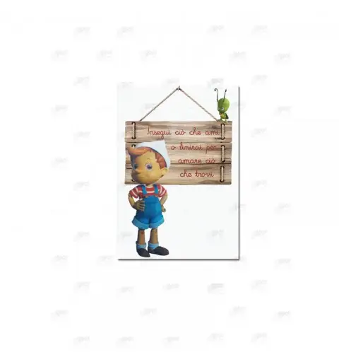CARTELLONE DI BENVENUTO PINOCCHIO AND FRIENDS