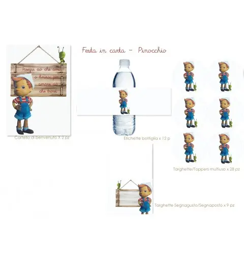 FESTA DI CARTA PINOCCHIO AND FRIENDS