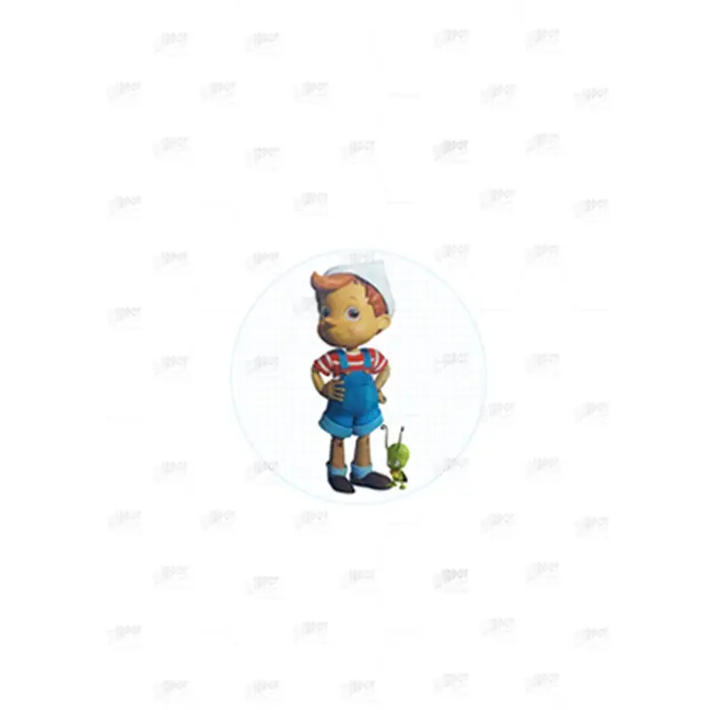 adesivi tondi pinocchio and friends - 28 PZ
