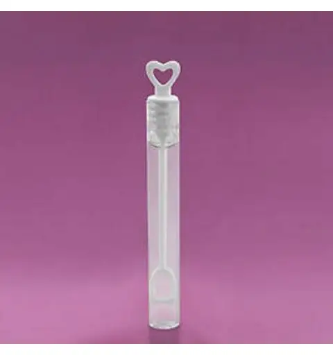 BOLLE DI SAPONE CUORE BIANCO - 1 PZ