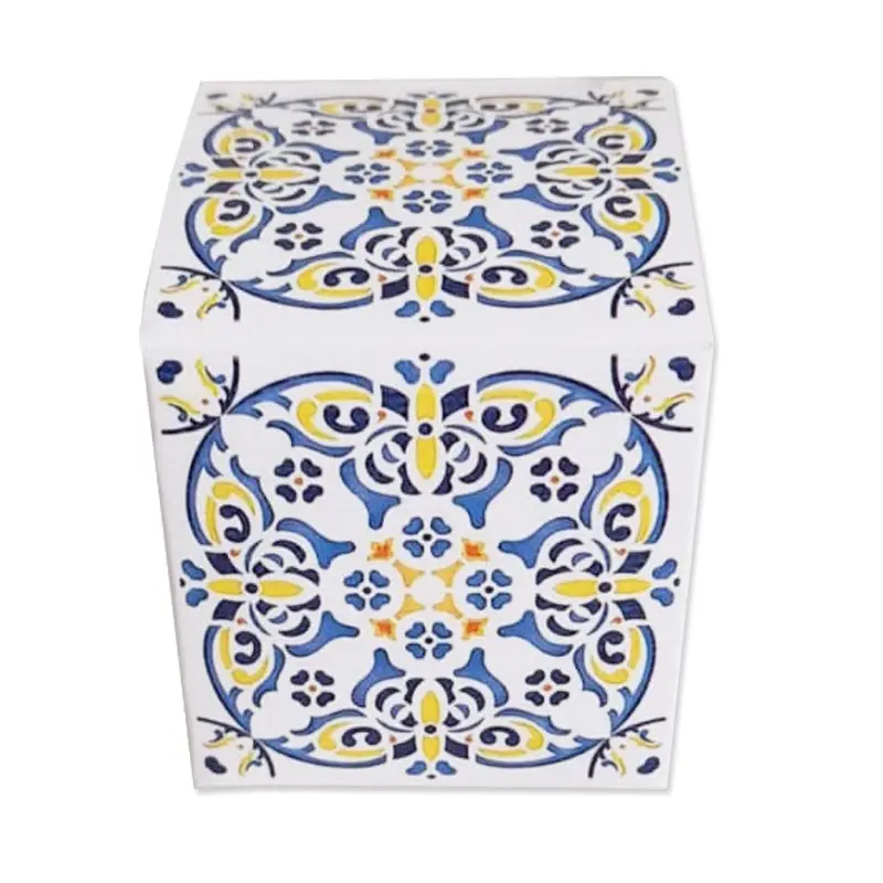 scatolina cubo vietri maioliche 5,5 cm