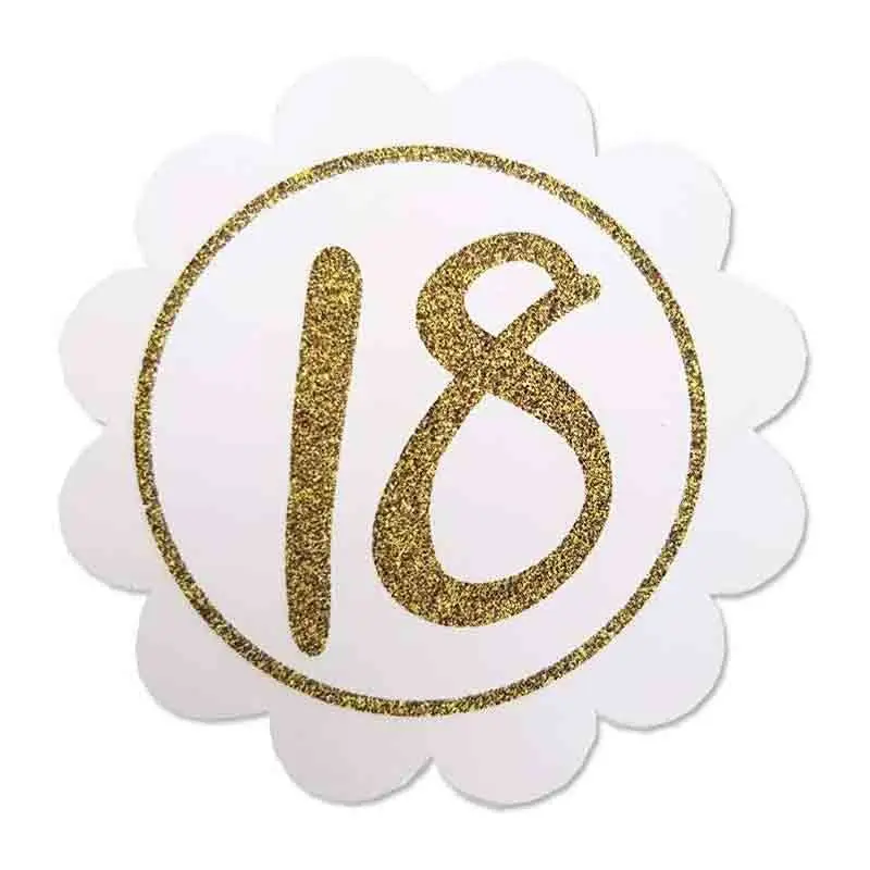 BIGLIETTINO FIORE 18 ANNI - 50 PZ