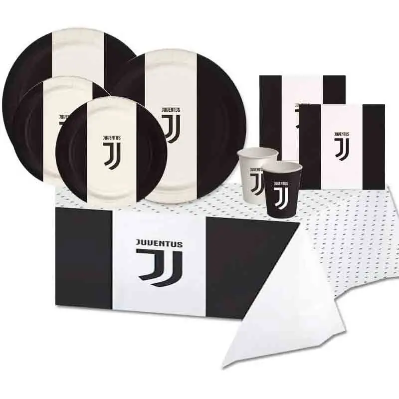 KIT N.42 JUVENTUS – ACCESSORI FESTA TIFOSI BIANCO NERI