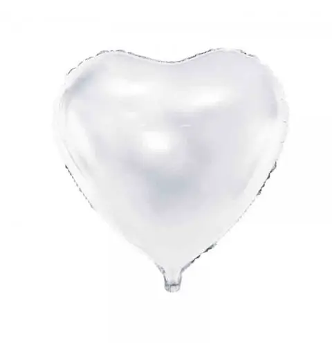 foil cuore biano 45 cm - 18 FB9M-008