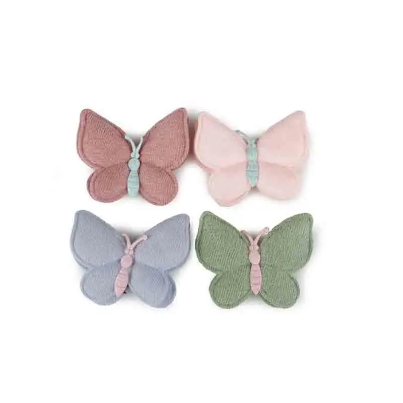scatoline milk con Farfalle colorate in stoffa 20 pz.