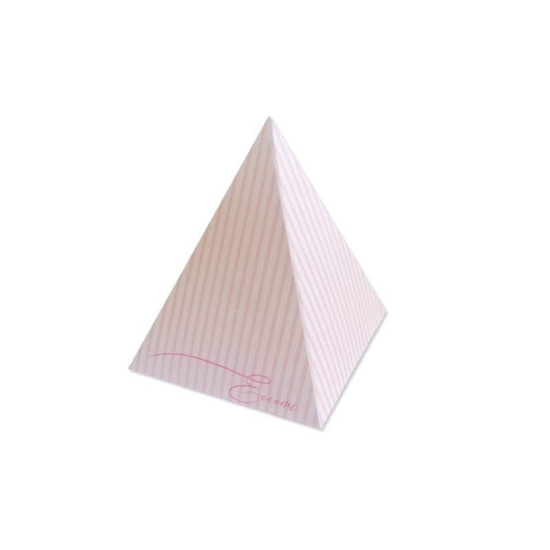 scatoline piramide eccomi con Farfalle colorate in stoffa 20 pz.