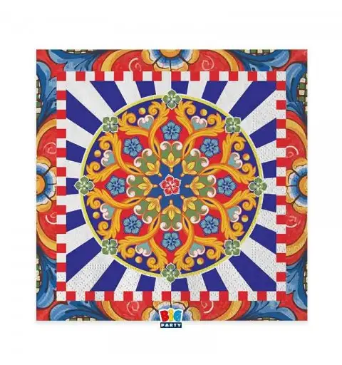 20 Tovaglioli 33 x 33 cm Sicilia 74870