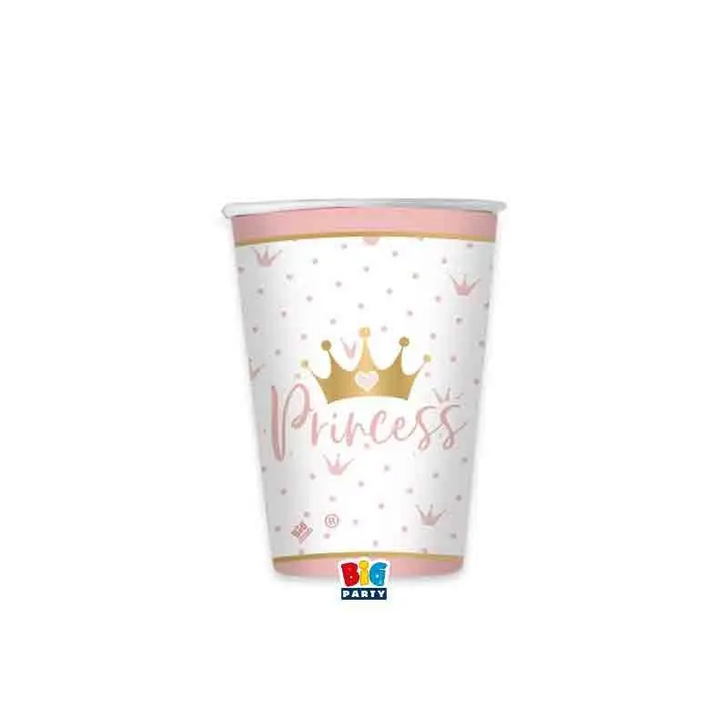 8 Bicchieri 200 cc Princess Crown 74873