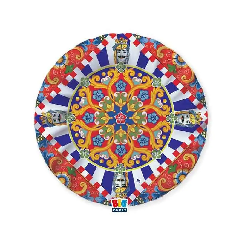 8 Piatti Ø 25 cm Sicilia 74867