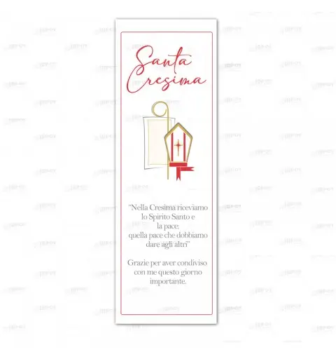 Segnaposto Santa Cresima - 30pz