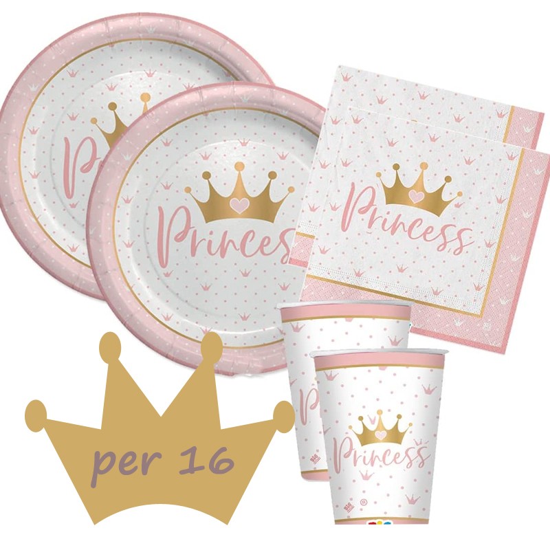 kit n 2 Princess Crown - principessa con corona