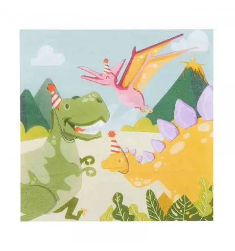 20 tovaglioli Dino party 550068 33 x 33 cm