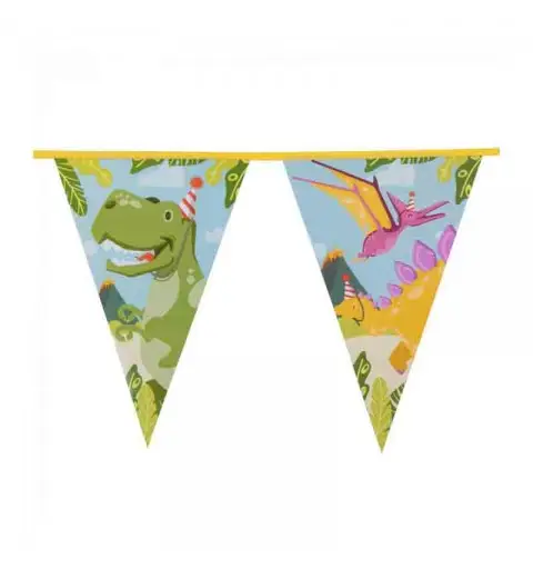 Bandierine Dino party 6 metri 50050