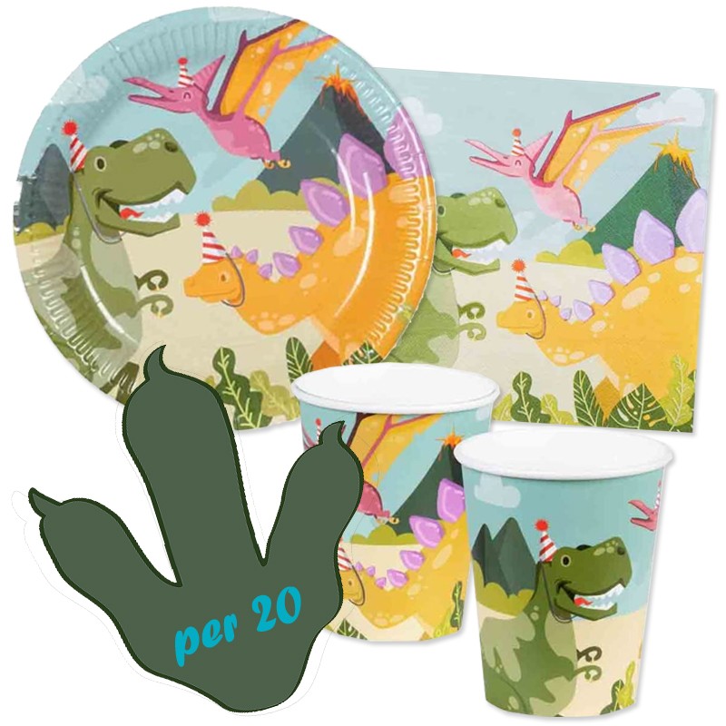 kit n.2 Dino Party - Dinosauri
