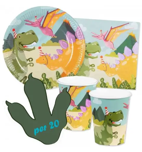 kit n.2 Dino Party - Dinosauri