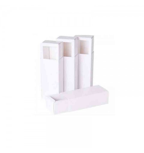 scatolina portaconfetti rettangolare bianca con tre divisori CONF18 16 x 3.5 x 2 cm