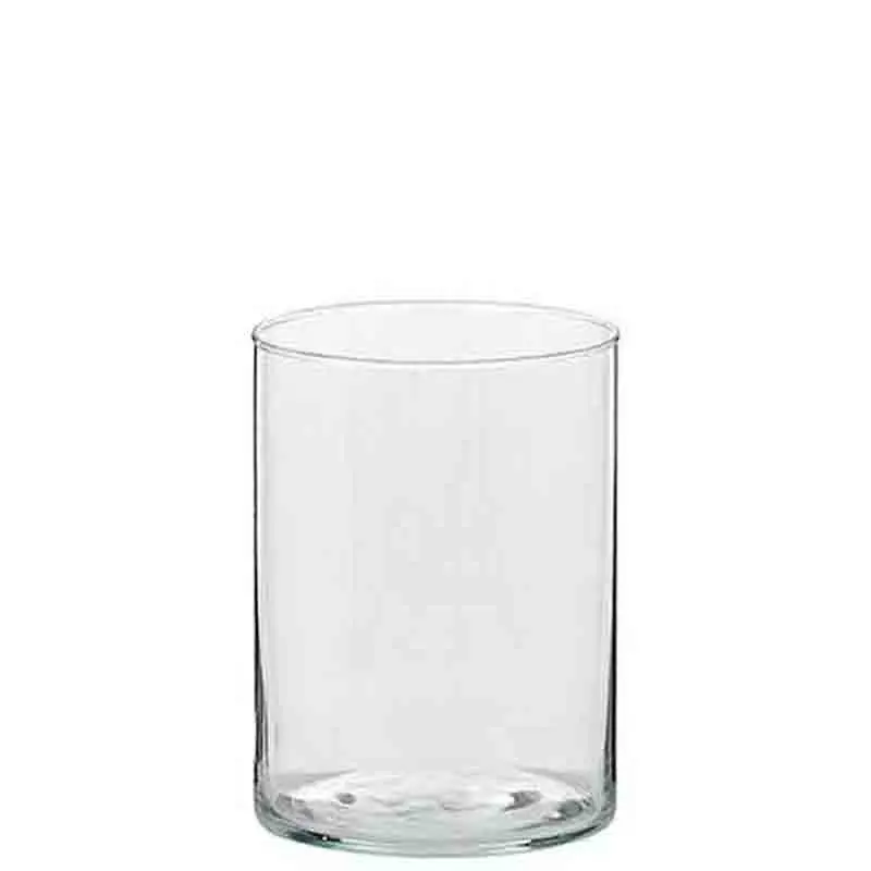 vaso cilindro in vetro 10 cm dia x 20 cm h CIL10/20