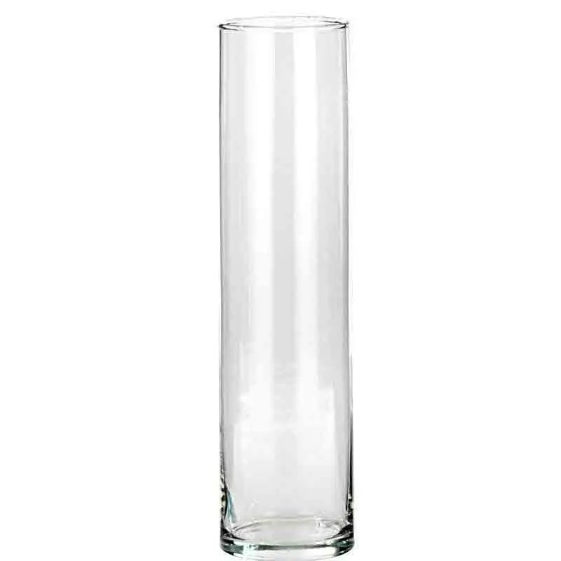 vaso cilindro in vetro 10 cm dia x 40 cm h CIL10/40