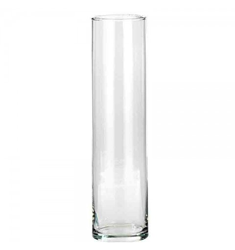 vaso cilindro in vetro 10 cm dia x 40 cm h CIL10/40