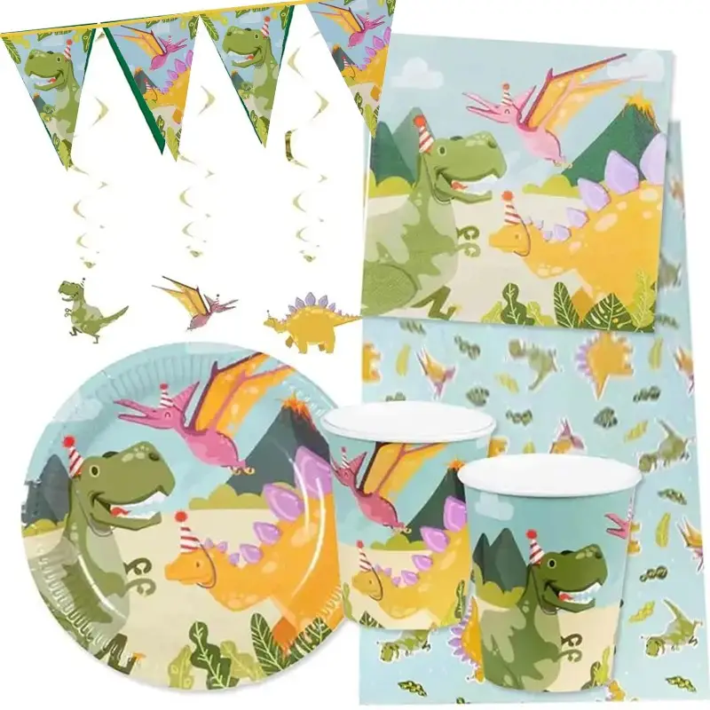 Kit n 17 Coordinato festa Dino Party - Dinosauri
