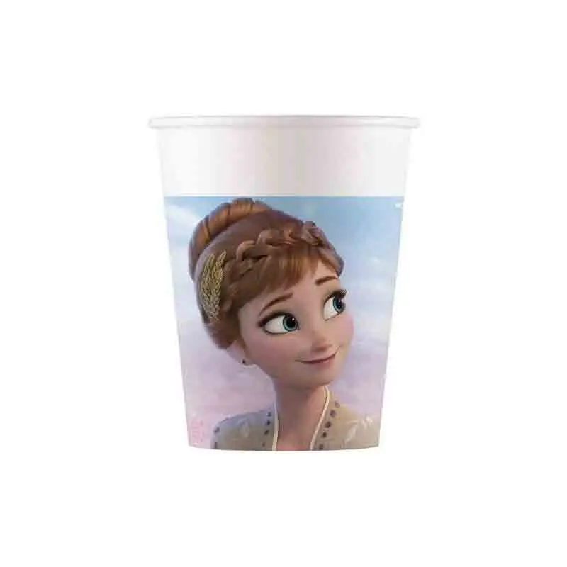 Bicchiere carta 8 pz Frozen II wind spirit 93839